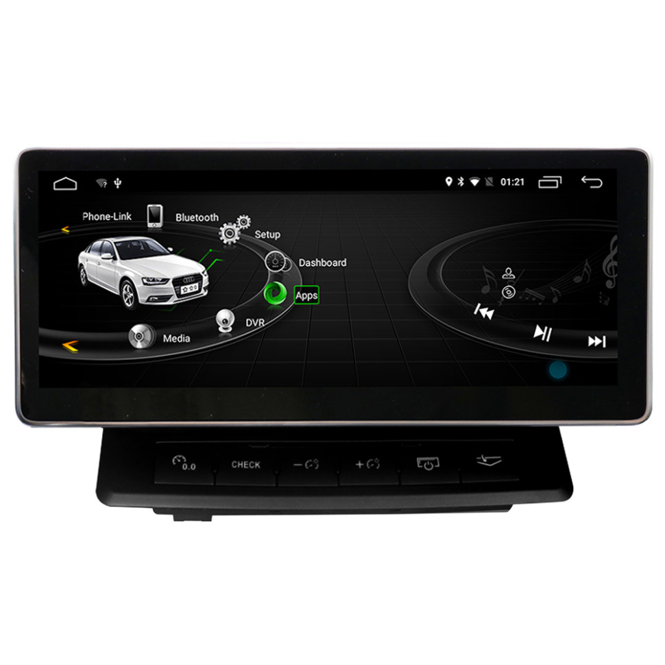 Штатная магнитола Parafar для Audi A6 (2010-2011) 3G (высокая комплектация) экран 10.25" разрешение 1920*720 на Android 11.0 (PF7948Hi)